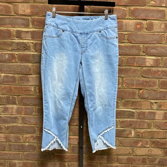 Slim-Sation by Multiples Denim Capri Jeans Size 6P - Picture 2 of 5